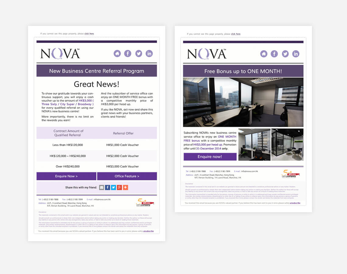 NOVA Business Services Ltd. eDM
